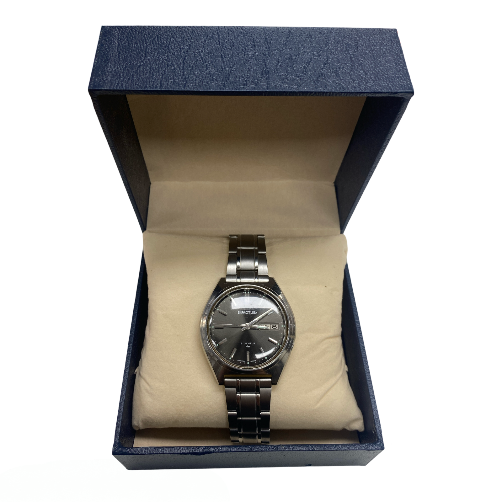 Vintage Seiko 5 Actus English / Japanese Day-Date 7019-8010 Automatic Watch